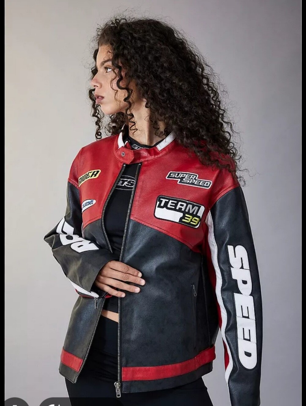 Moto Jacket Urban Outfitters XS